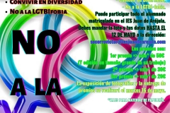 III CONCURSO DE FOTOGRAFÍA que pretende promover el respeto hacia el colectivo LGTBI. La exposición de fotografías y la entrega de premios se realizará el 17 de mayo. Las bases del concurso se recogen en el siguiente cartel. - 1