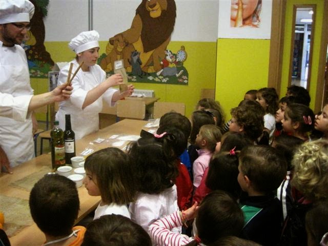 Actividad del alumnado de Cocina en el CEIP Al-Yussana
