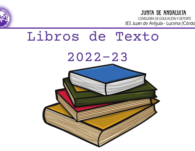 Libros de texto curso 2022/2023